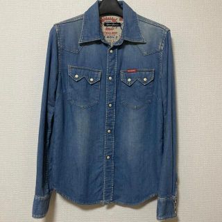 ヒステリックグラマー(HYSTERIC GLAMOUR)のレア 【HYSTERIC GLAMOUR】デニムシャツ(シャツ/ブラウス(半袖/袖なし))