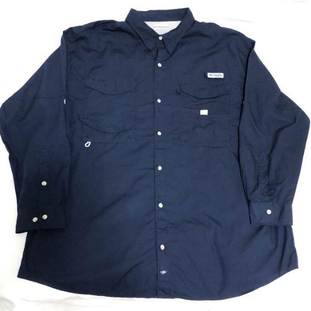 Columbia(コロンビア)のコロンビア☆フィッシングシャツ 古着 ワンポイントロゴ ビッグシルエット av9 メンズのトップス(シャツ)の商品写真