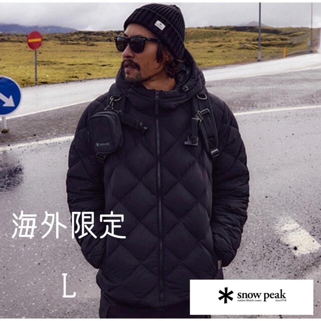 L【海外限定 】snow peak キャンプ フード ダウンジャケット限定