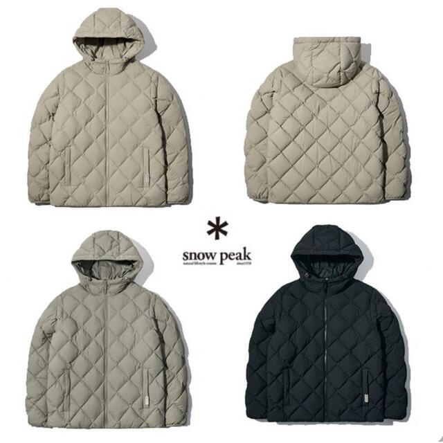 Snow Peak(スノーピーク)のL【海外限定 】snow peak キャンプ フード ダウンジャケット メンズのジャケット/アウター(ダウンジャケット)の商品写真