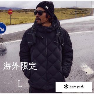 スノーピーク(Snow Peak)のL【海外限定 】snow peak キャンプ フード ダウンジャケット(ダウンジャケット)