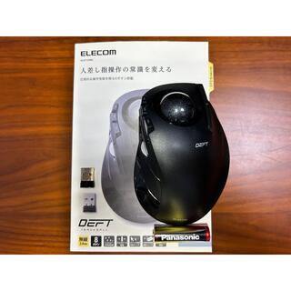 エレコム(ELECOM)のELECOM マウス ワイヤレストラックボール 人差し指操作タイプ M-DT1D(PC周辺機器)