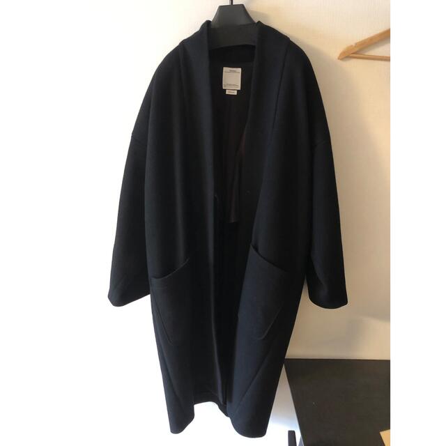 visvim ビズビム kiyari キヤリ コート ブラック 3 美品 メンズのジャケット/アウター(ステンカラーコート)の商品写真