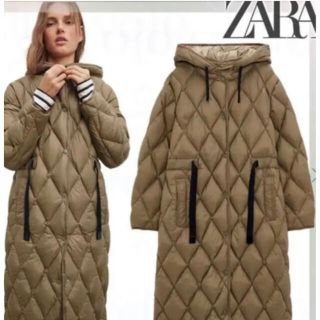 ZARA - 専用☆ ZARA キルティングダウン ジャケット ベージュ Sの通販 ...