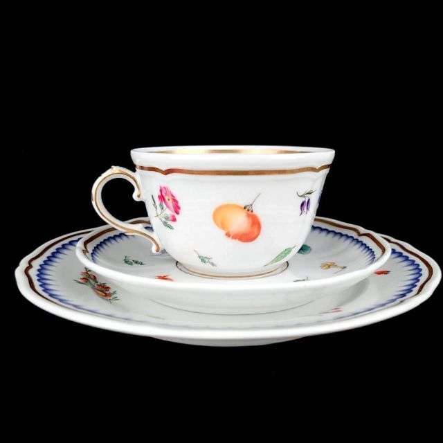 良品 ◇ リチャードジノリ イタリアンフルーツ トリオ 2客 ④