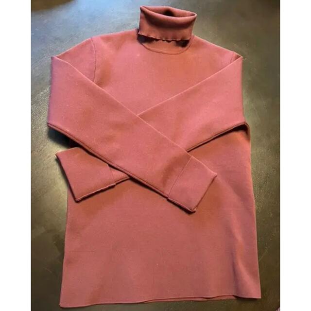 Jil Sander - Jil Sander ワインレッド タートルネック 48 値下げ不可