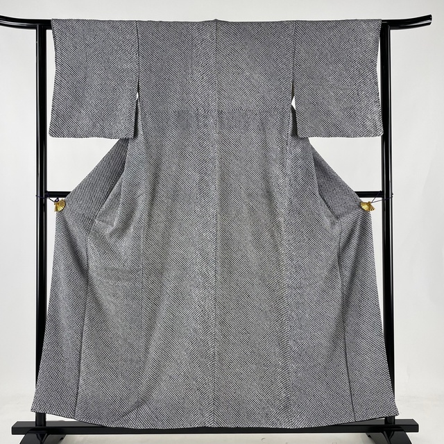 魅力的な 156cm 秀品 美品 小紋 61cm 【中古】 正絹 着物 魅力的な 156cm 秀品 美品 小紋 61cm 【中古】 正絹 着物