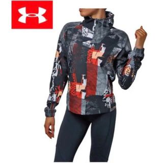 アンダーアーマー(UNDER ARMOUR)の送料無料 新品 underarmour プリントウーヴンフルジップ ジャケットM(トレーニング用品)