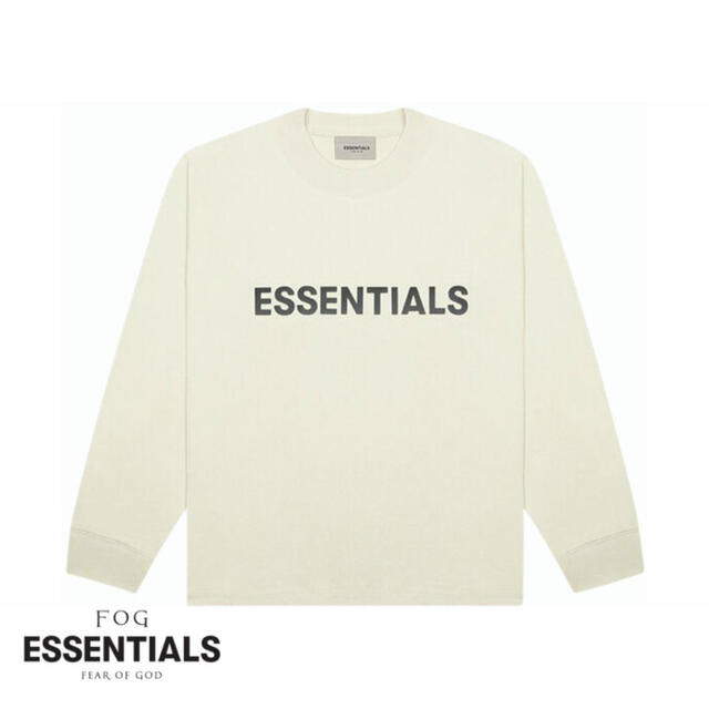 fear of god fog essentials ロンT クリーム　L