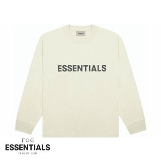 フィアオブゴッド(FEAR OF GOD)のfear of god fog essentials ロンT クリーム　L(Tシャツ/カットソー(七分/長袖))