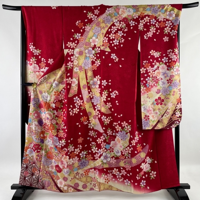 振袖 美品 名品 身丈159.5cm 裄丈69cm 正絹 振袖 美品 名品 身丈159.5cm 裄丈69cm 正絹