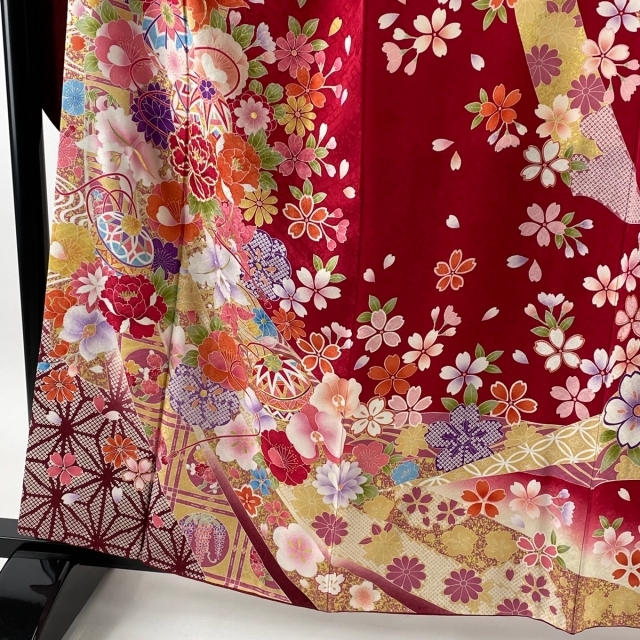 振袖 美品 名品 身丈159.5cm 裄丈69cm 正絹 振袖 美品 名品 身丈159.5cm 裄丈69cm 正絹