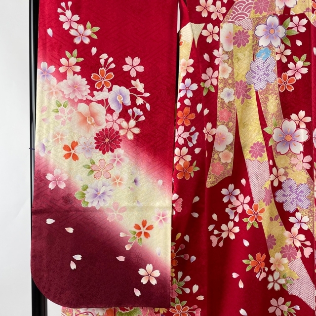 振袖 美品 名品 身丈159.5cm 裄丈69cm 正絹 振袖 美品 名品 身丈159.5cm 裄丈69cm 正絹