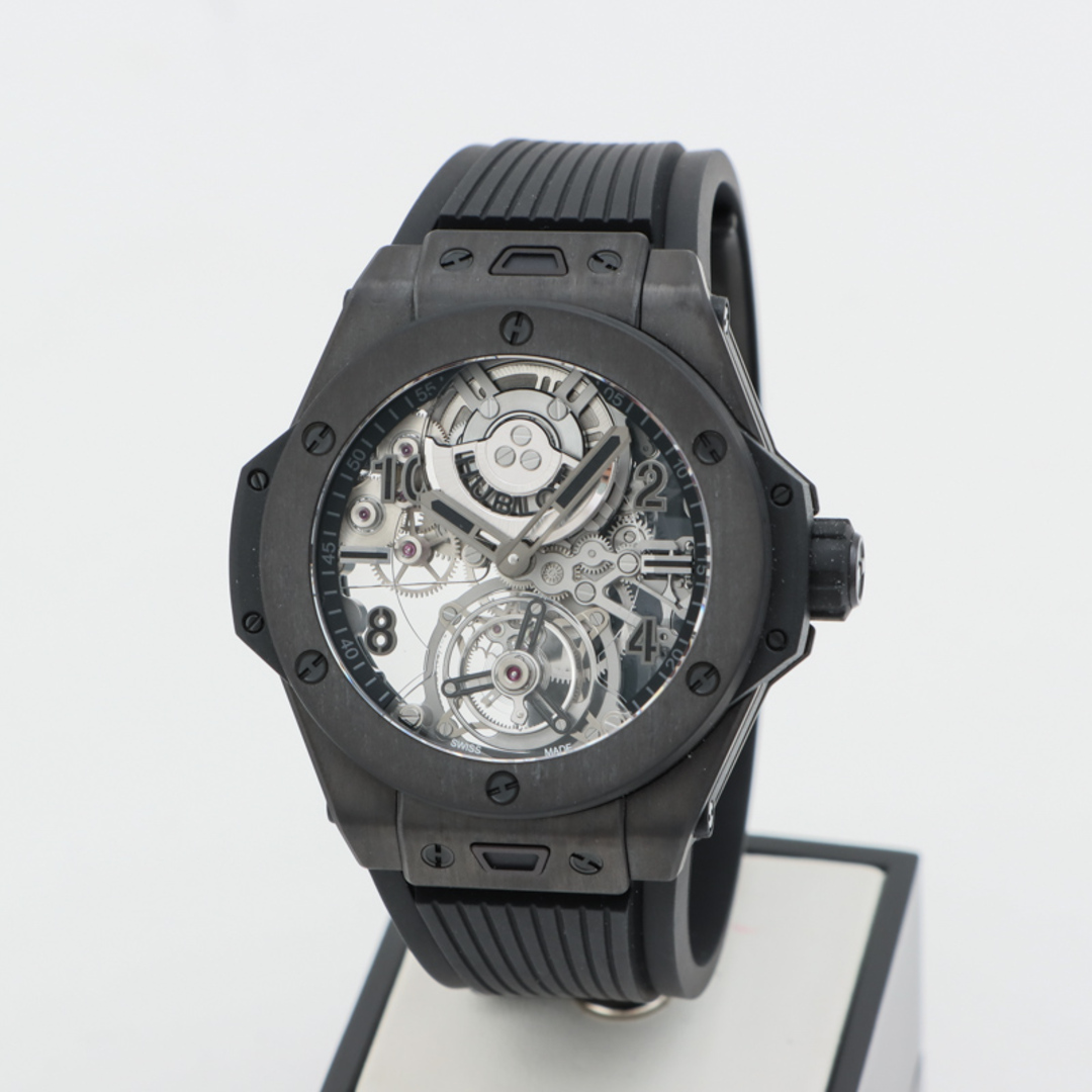 HUBLOT(ウブロ)の　ウブロ HUBLOT ビッグ・バン トゥールビヨン オートマティック オールブラックカーボン 429.QU.0140.RX.YOS ブラック カーボン 自動巻き メンズ 腕時計 メンズの時計(その他)の商品写真