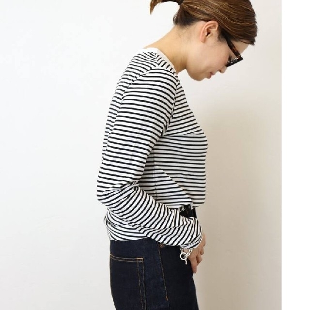 Deuxieme Classe COCO Stripe Tシャツ