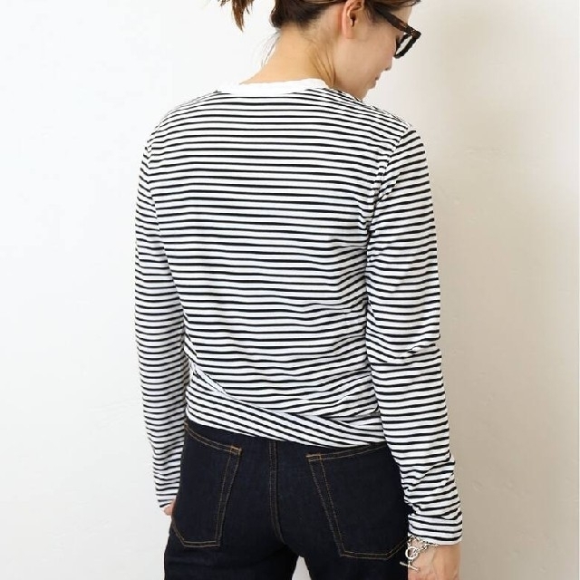 Deuxieme Classe COCO Stripe Tシャツ