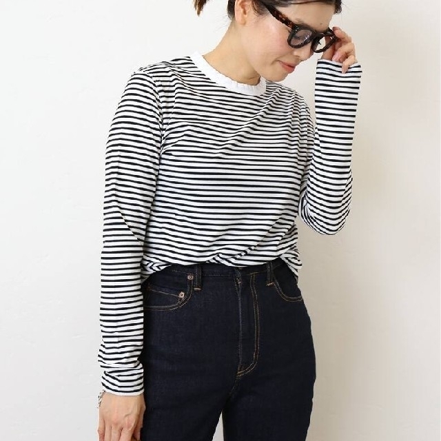 Deuxieme Classe COCO Stripe Tシャツ