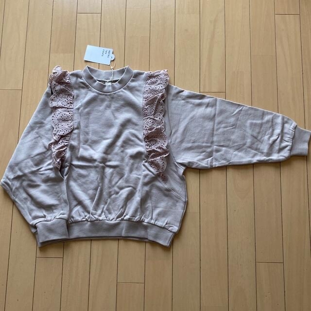 F.O.KIDS(エフオーキッズ)のアプレレクール レースフリルトレーナー 140 キッズ/ベビー/マタニティのキッズ服女の子用(90cm~)(その他)の商品写真