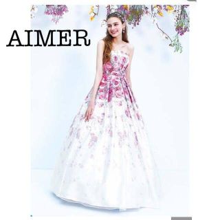 エメ(AIMER)のカラードレス ＆ サッシュベルト　AIMER エメ　Propose　ウエディング(ロングドレス)