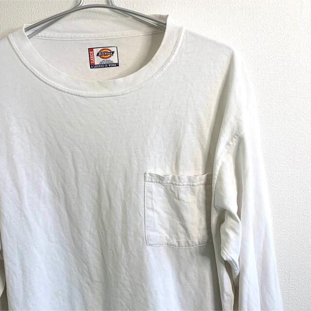 Dickies - Dickies ディッキーズ ロゴポケット長袖Tシャツ ロンT ホワイト Lの通販 by PAOOOOON's shop| ディッキーズならラクマ Dickies - Dickies ディッキーズ ロゴポケット長袖Tシャツ ロンT ホワイト Lの通販 by PAOOOOON's shop| ディッキーズならラクマ