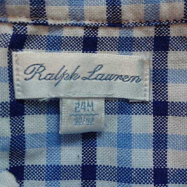 Ralph Lauren(ラルフローレン)のラルフローレンの長袖シャツ90cm キッズ/ベビー/マタニティのキッズ服男の子用(90cm~)(Tシャツ/カットソー)の商品写真