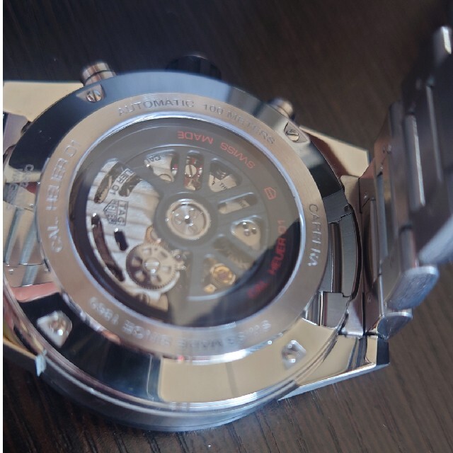 TAG Heuer(タグホイヤー)の美品 TAG HEUER タグホイヤー カレラ ホイヤー01 クロノグラフ メンズの時計(腕時計(アナログ))の商品写真