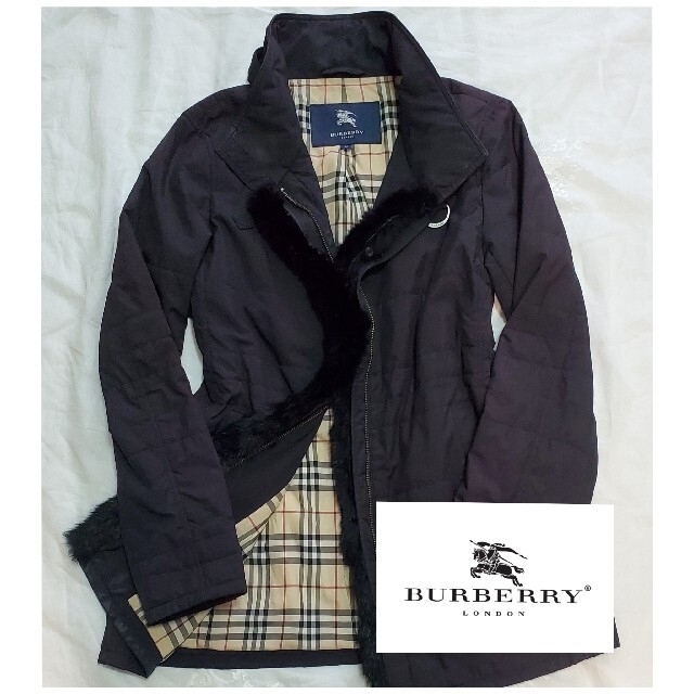 BURBERRY(バーバリー)のバーバリーロンドン コート BURBERRY ファー 40❤️再度値下げ‼️ レディースのジャケット/アウター(毛皮/ファーコート)の商品写真