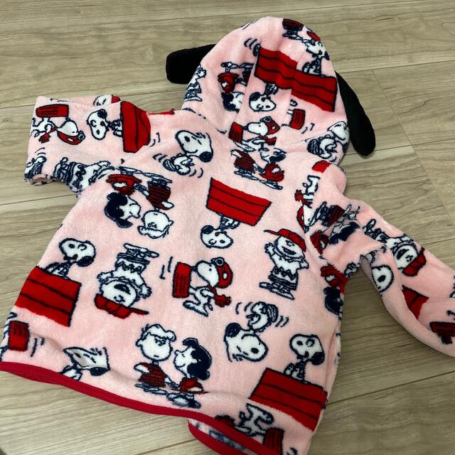 SNOOPY(スヌーピー)のスヌーピー　フリース　パーカー　なりきり　95 キッズ/ベビー/マタニティのキッズ服女の子用(90cm~)(ジャケット/上着)の商品写真