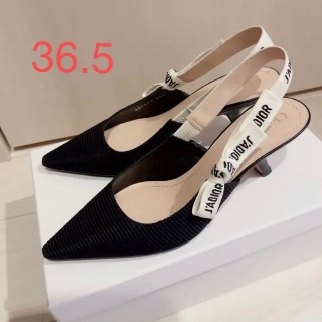 70%OFF】 Christian Dior - Dior☆スリングバックパンプス リボン