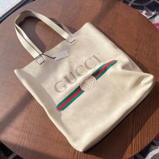 グッチ(Gucci)の【新品】グッチ レザー ショッピングトート ヴィンテージロゴ トートバッグ(トートバッグ)