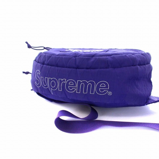 新品】supreme waist bag パープル 紫 ウエストバッグ www