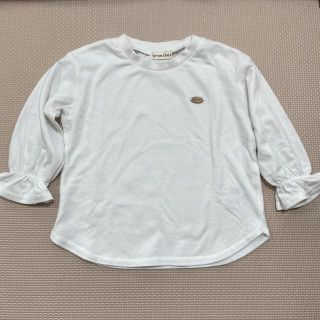 ブランシェス(Branshes)のbranshes キャンディースリーブ長袖Tシャツ　白　90(Tシャツ/カットソー)