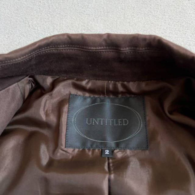 UNTITLED - 美品✨【UNTITLED】アンタイトル ジャケット ブラウン ...