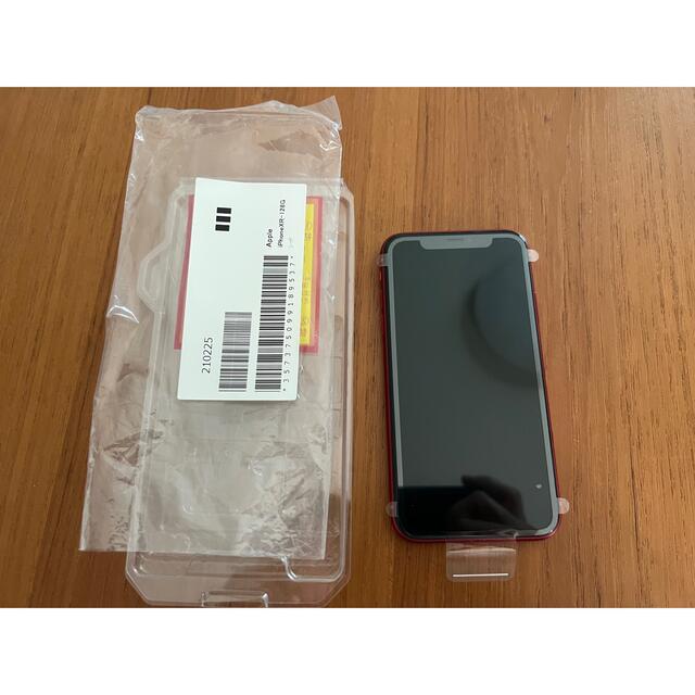 iPhone XR 128g レッド　赤　新品　simフリースマートフォン本体