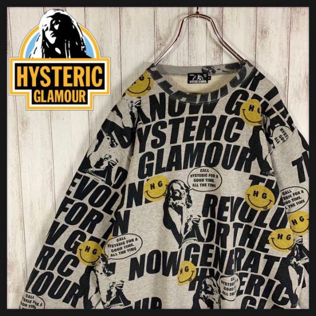 オンライン買い物 HYSTERIC GLAMOUR スウェット サーマル センターロゴ