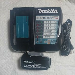 マキタ(Makita)のマキタ急速充電器 DC18RFとリチウムイオンバッテリBL1860B【純正】(その他)