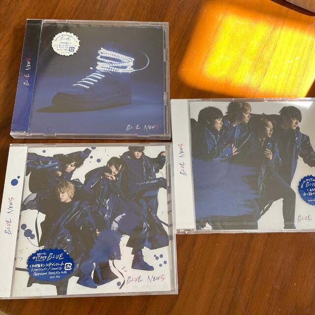 NEWS(ニュース)の  未開封　NEWS シングル　BLUE3形態セット エンタメ/ホビーのCD(ポップス/ロック(邦楽))の商品写真