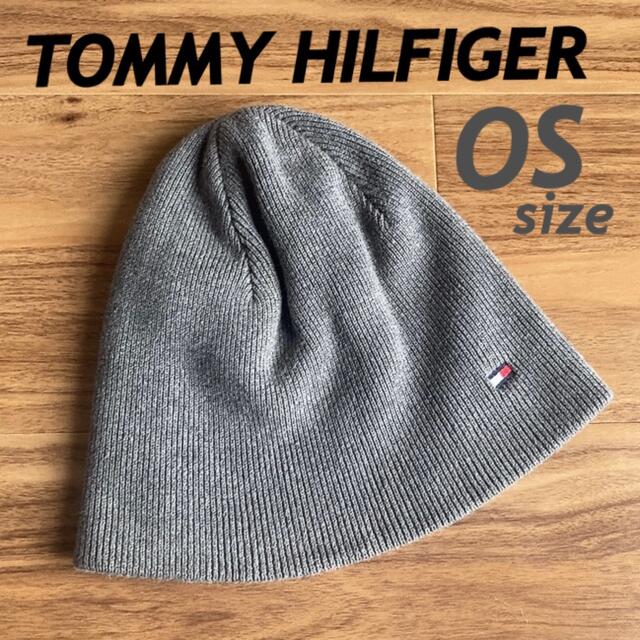 TOMMY HILFIGER(トミーヒルフィガー)のトミーヒルフィガー レディース ニット帽 OS グレー系 レディースの帽子(ニット帽/ビーニー)の商品写真