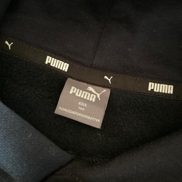 PUMA(プーマ)の専用出品です！プーマ　パーカー　キッズサイズ１６０ キッズ/ベビー/マタニティのキッズ服男の子用(90cm~)(Tシャツ/カットソー)の商品写真