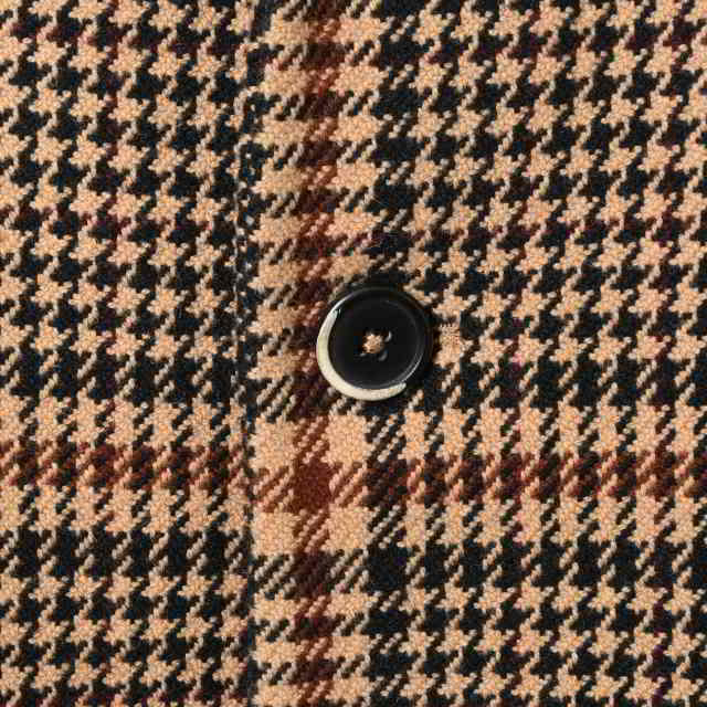 BARENA(バレナ)のBARENA ウール混 チェック チェスター コート メンズのジャケット/アウター(ステンカラーコート)の商品写真