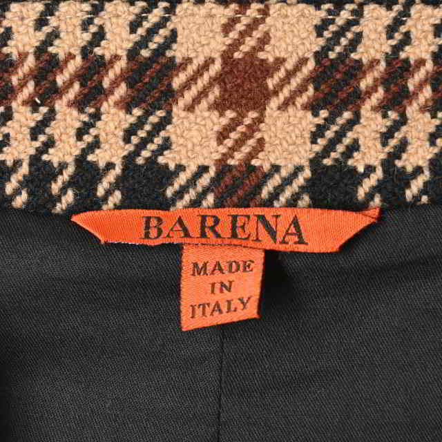 BARENA(バレナ)のBARENA ウール混 チェック チェスター コート メンズのジャケット/アウター(ステンカラーコート)の商品写真