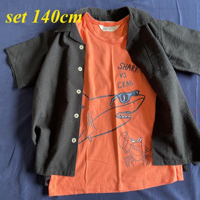 MPS(エムピーエス)のタンクトップ＆シャツセット　140cm キッズ/ベビー/マタニティのキッズ服男の子用(90cm~)(Tシャツ/カットソー)の商品写真