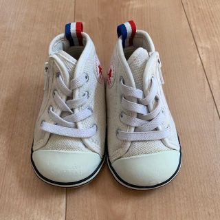 コンバース(CONVERSE)のコンバース　白　12センチ(スニーカー)