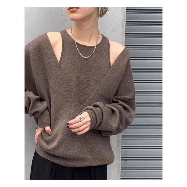 TODAYFUL(トゥデイフル)のTODAYFUL Milanorib Layered Knit  完売商品 レディースのトップス(ニット/セーター)の商品写真