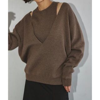 トゥデイフル(TODAYFUL)のTODAYFUL Milanorib Layered Knit  完売商品(ニット/セーター)