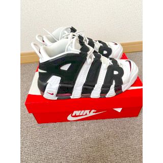 ナイキ(NIKE)のNIKE AIR MORE UPTEMPO モアアップテンポ モアテン ゼブラ(スニーカー)