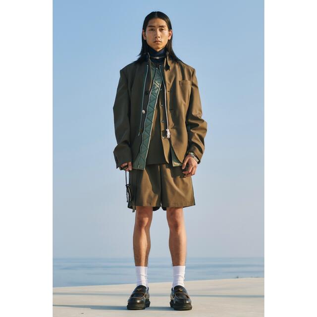 sacai(サカイ)のsacai 21ss suiting jacket サカイ スーチングジャケット メンズのジャケット/アウター(テーラードジャケット)の商品写真