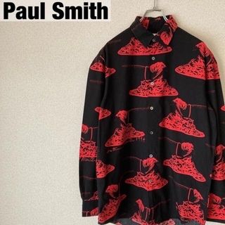 ポールスミス(Paul Smith)のPaul Smith アーカイブプリント カジュアルシャツ/ SPAGHETTI(シャツ)