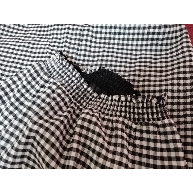 GU(ジーユー)のジーユー GU ギンガムチェック S ロングスカート フレア レディースのスカート(ロングスカート)の商品写真