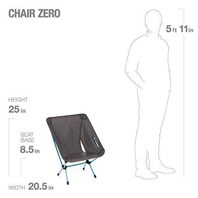 Helinox Chair Zero Black スポーツ/アウトドアのアウトドア(テーブル/チェア)の商品写真